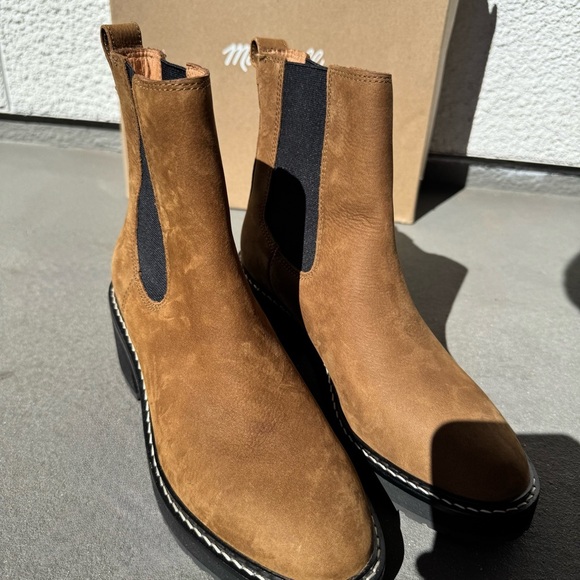 Madewell‎ The Carina Platform Chelsea Boot Women's 7 brown NWB - Picture 3 of 6